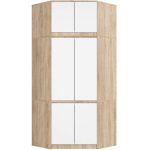 Nurgakapp Akord S100, pruun/valge