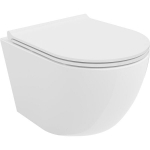 Mexen Margo Rimless WC-pott, aeglaselt sulguva kaanega, Duroplast, valge - 30220500