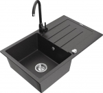 Graniidist k&ouml;&ouml;givalamu Mexen Bruno segisti ja sifooniga, Black granite/Black