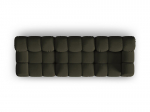 Modulaarne diivan Micadoni Bellis, 282x94x64 cm, roheline