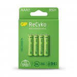 GP ReCyko AAA R03 850mAh patarei NiMH 1,2V, 4 tk