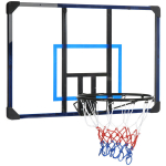 SPORTNOW korvpalliv&auml;ljak Korvpalliv&auml;ljak koos korvi ja v&otilde;rguga, seinale paigaldatav, terasest, 113 x 61 x 73 cm