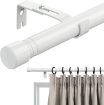 HARRMS Metallist karniis 76-198 cm, valge