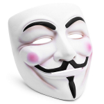 Halloweeni mask "Anon&uuml;&uuml;mne", valge