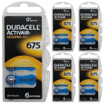 Duracell ActivAir 675 (PR44) kuuldeaparaadi patareid 5x6 tk, 30 tk.