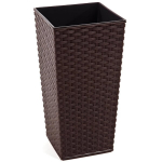 Lillepott Finezja rotangist 35x35x68cm, tumepruun