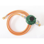 R&ouml;ster Alfa Forni grilltarvik Gas Connection Set Quick G12, 50mBar, 3kg/h, oranž/roheline