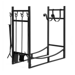 Costway metallist k&uuml;ttepuude alus ja t&ouml;&ouml;riistade komplekt, 76x33x76cm must