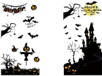 Akna kleebis Halloween