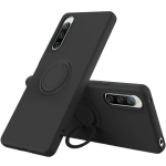 &bdquo;Ring&ldquo; Kickstand (TPU) kaaned - must (Xperia 10 V)