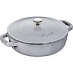 Staub Malmist kaanega hautamispann, 24 cm, grafiit