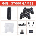 M&auml;ngukonsool X2 Plus 4K Game Stick GD10 Pro Retro videom&auml;ngukonsool 128G sisseehitatud 41000 3D m&auml;ngud kahe m&auml;ngupuldi 40+ emulaatoriga N64/PSP jaoks, 64G be dėžutės