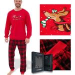 Meeste j&otilde;ulupidžaamad Cornette 115/255, punane