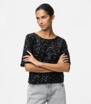 Pieces naiste pluus 17132951*02, must/sinine 5715614347360