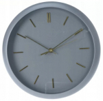 Seinakell 30 cm elegantne kuldsete n&auml;itajatega