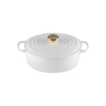 Malmpott Le Creuset ovaalne 27cm / 4,1L valge