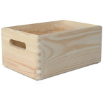 Puidust kast sangadega 30x20x14cm kingituste, m&auml;nguasjade, lillede jaoks