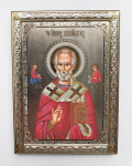 Ikoon P&uuml;ha Nikolaus, Myrrhi Lycia peapiiskop. Prince Silvero/ Kreeka