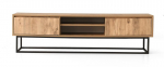 TV laud Kalune Design Belinda 140 cm, must/pruun