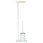 Eraldiseisev WC-hari koos tualettpaberihoidjaga Sealskin BRIX, valge