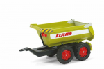 Rolly Toys rollyHalfpipe CLAAS lastetraktori haagis