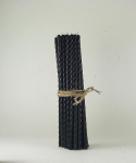 Mesilasvahast keerdk&uuml;&uuml;nlad, must, 45 tk, 0,9x25 cm