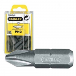 Kruvikeeraja ots ristpeaga Stanley PH2 25mm (25tk) 1-68-946