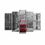 Viieosaline reproduktsioon Kahekorruseline buss