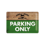Metallplaat 20 x 30 cm, John Deere Parking Only