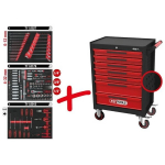 t&ouml;&ouml;riistak&auml;ru ECOline, 7-sahtlit +kmpl 215-osa, KS Tools
