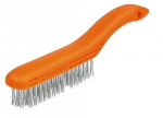Traathari roostevaba, plastik k&auml;epidemega 28cm, 4x16 rida, traat 0,35mm 10656