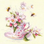 Tikkimiskomplekt Magic Needle "Cup and Apple Blossom" 120-041