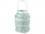 K&uuml;&uuml;nla latern, puidust 23,5x30 cm, valge