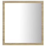 vidaXL LED vannitoa peeglikapp, Sonoma tamm, 40 x 8,5 x 37 cm, akr&uuml;&uuml;l