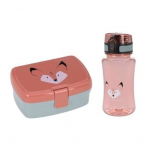 Sn&auml;kikarpide komplekt LASSIG About Friends Fox, BPA-vaba, 460 ml