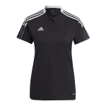 Naiste T-s&auml;rk Adidas Tiro 21 Polo W GM7352, must, XXL
