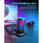 Mikrofonid, reaalajas voogesituse esteetikaga RGB-valgustid kaasahaarava m&auml;ngukogemuse tagamiseks