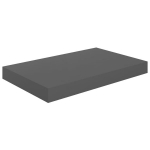 seinariiul | Ujuvad riiulid | Rippuv riiul, k&otilde;rgl&auml;ikega, hall, 40 x 23 x 3,8 cm MDF CFE928577