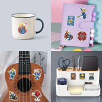 60 tk Fallout kleebised s&uuml;learvutitele m&auml;ngukitarrile. Rivex