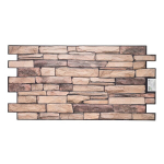 3D PVC seinapaneel, 498 x 980 mm, 5 tk