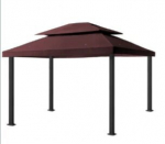 Paviljon Fluxar home TN-1008, 300x400 cm, pruun