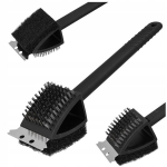 Grillipuhastushari traatharjaga kaabits puhastusvahend 3in1 36 cm