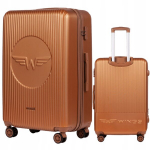 Wings Suur Xxl kohver 4 rattaga Abs-plastikust, registreeritud k&otilde;va pagas