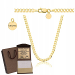 Kuldne t&auml;is naiste kett pancerka pr. 925 585 - tugev + graveering tasuta