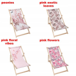 Klassikaline puidust lamamistool aeda, randa, armas karikakarde mustriga, Dreamroots