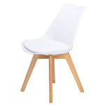 4 tooli komplekt ModernHome, valge
