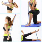 Kummist ekspander kaheksa kujuline treeninguteks &ndash; 120 cm, vahust k&auml;epidemed