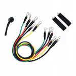 5 takistuskummide komplekt treeninguteks, fitness-kummid kuni 100 kg