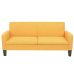 3-kohaline diivan, 180 x 65 x 76 cm, kollane CFE52432