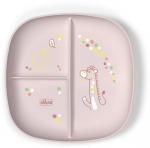 Chicco taldrik, roosa